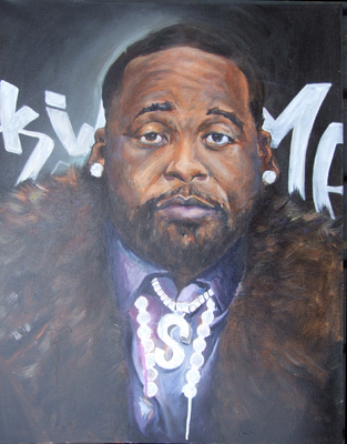 Desiree Kelly Art - Detroit based artist - King of Detroit (NFS)
