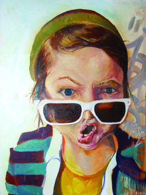 Desiree Kelly Art - Detroit based artist - Jak Sie Masz (sold)