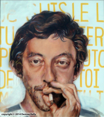 Desiree Kelly Art - Detroit based artist - Serge (sold)