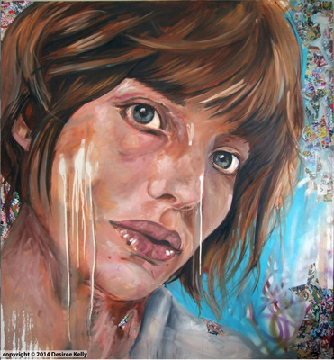 Desiree Kelly Art - Detroit based artist - Lost Love (sold)