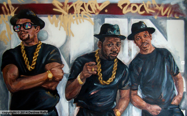 Desiree Kelly Art - Detroit based artist - Its tricky (on display at Kuzzos) (AVAILABLE --CONTACT FOR PRICE
