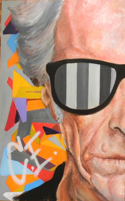 Desiree Kelly Art - Detroit based artist - Clinton Eastwood (SOLD)