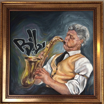 Desiree Kelly Art - Detroit based artist - Bill (AVAILABLE --CONTACT FOR PRICE
