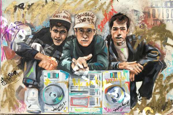 Desiree Kelly Art - Detroit based artist - Beastie Boys (sold)