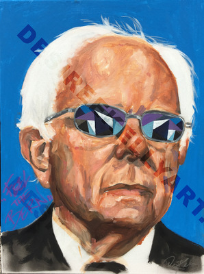 Desiree Kelly Art - Detroit based artist - Bernie (sold)