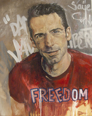 Desiree Kelly Art - Detroit based artist - Dan Savage (AVAILABLE --CONTACT FOR PRICE