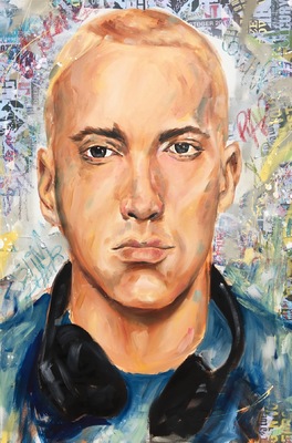 Desiree Kelly Art - Detroit based artist - Eminem (sold)