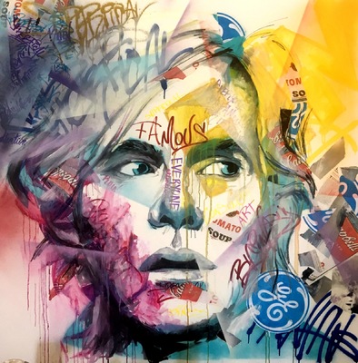 Desiree Kelly Art - Detroit based artist - Warhol (sold)