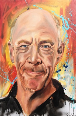Desiree Kelly Art - Detroit based artist - JK Simmons (Sold)