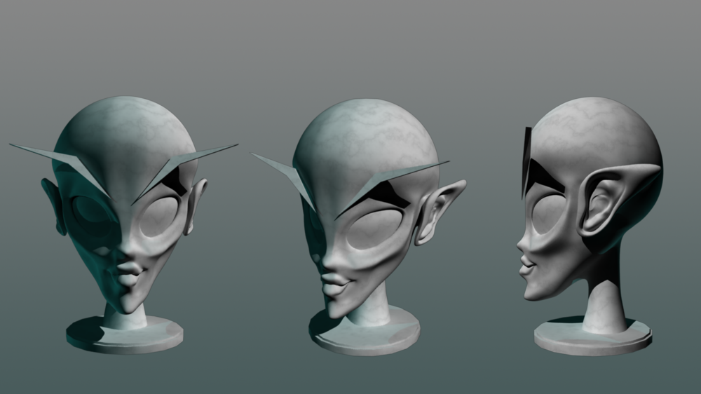 Connor Shipway - Elf Render 3D model and render of a female elf character.