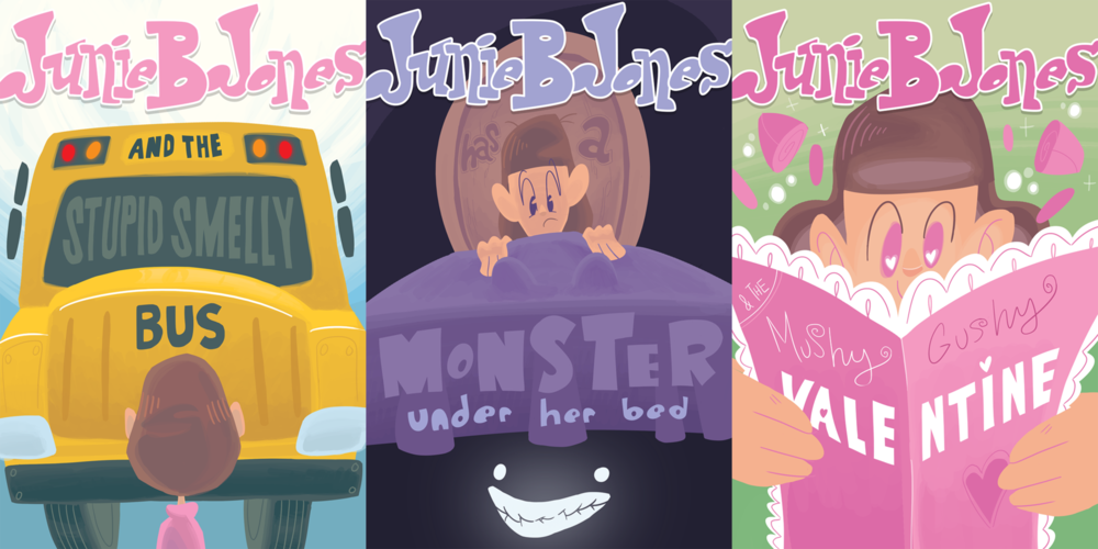 Connor Shipway - Junie B. Jones Book cover interpretation of a childrens series.