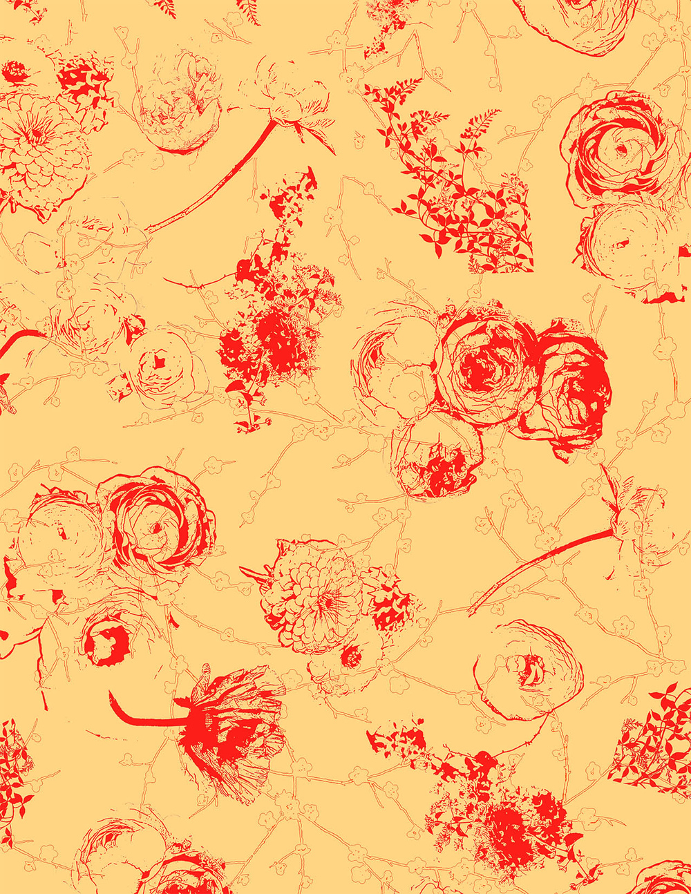 VELVET WING DESIGN - surface design - 