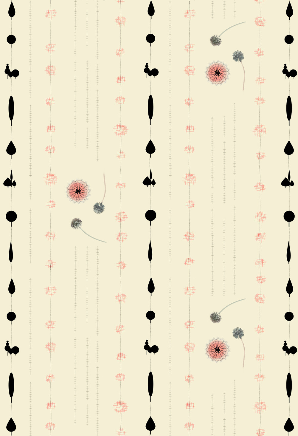 VELVET WING DESIGN - surface design - 