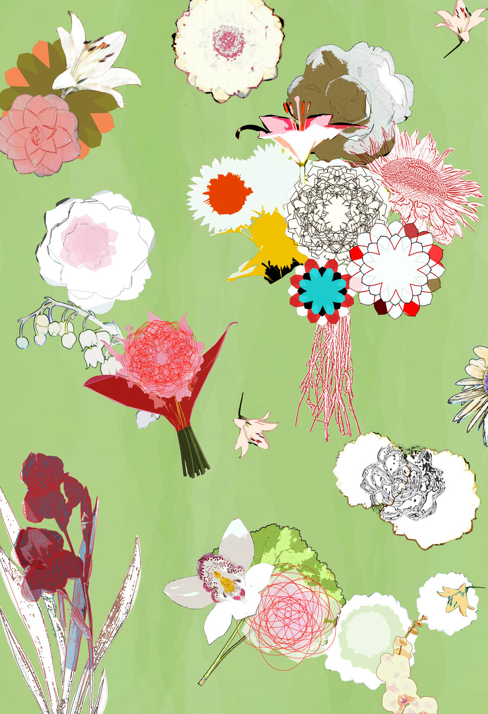 VELVET WING DESIGN - surface design - 