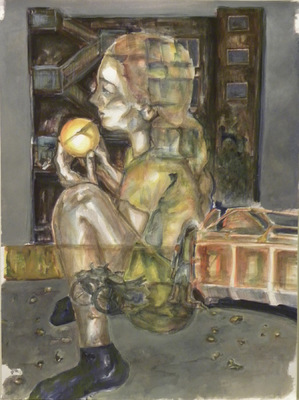 Alicia Marie Law - 18 x 24 Watercolour and gouache on paper 2014Exhibited Saanich Municipal Hall Gallery 2018