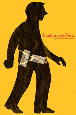 Bruno Rivera | Graphic Design & Illustration - La Vida Debe Continuar Life Must Go On 2012