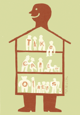 Bruno Rivera | Graphic Design & Illustration - Cuida a los demás Take Care of Others 2015