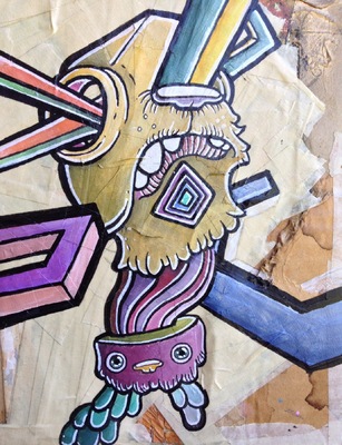 Billy Morehouse - Video/Motion Graphics / Audio and Music / Design / Illustration / Art - Untitled - acrylic on canvas - 2013 - $75