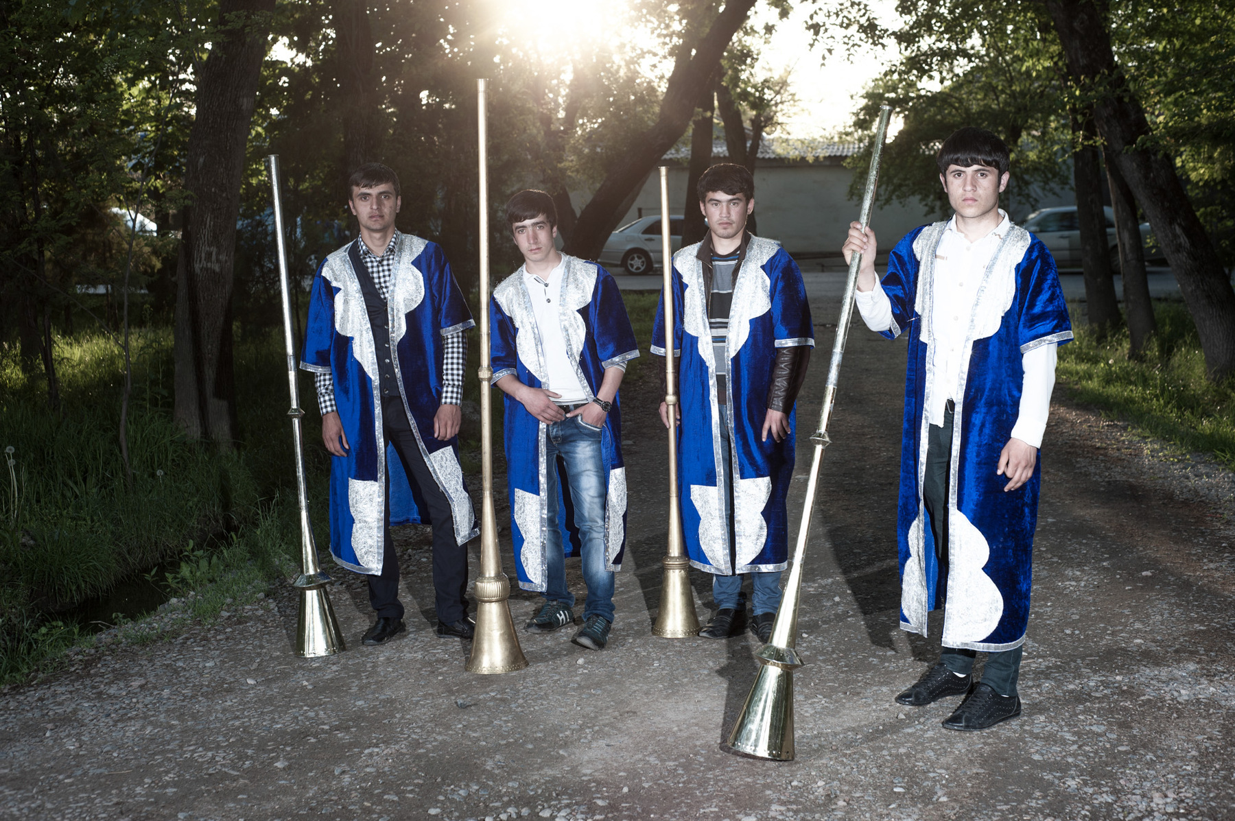 Konstantin Salomatin - 17 Karamatullo Khamidov, Magomedov Muhhamad, Sherali Mirzoev, Saidamirov Sorbon. Karnai band Sorbon. They are national conservatory students and work at weddings. They charge 100 per wedding for each member. Total fee is 500 somoni. Dushanbe, Tajikistan.
