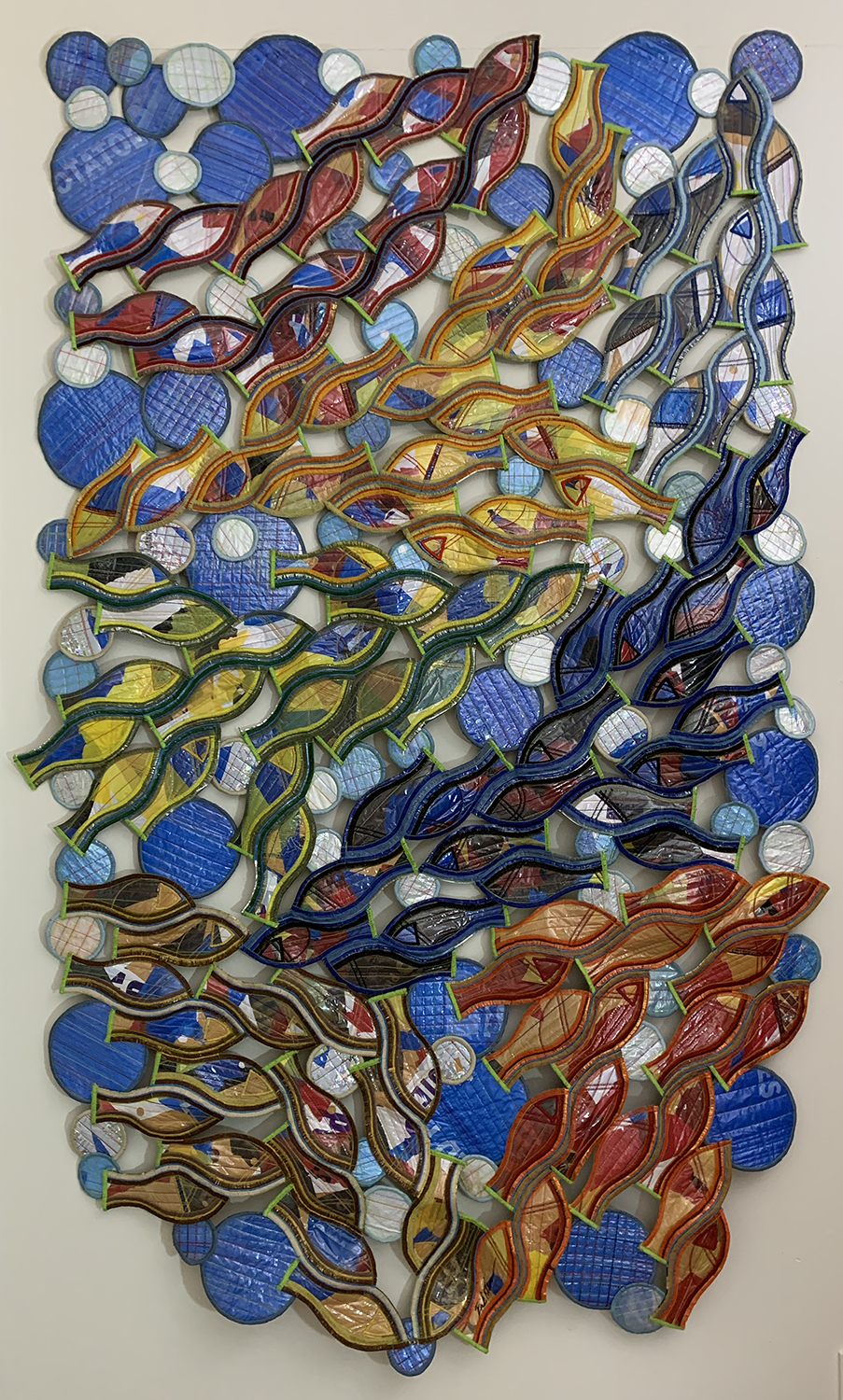 Erik Jon Olson - School of Thought: Phosphate Fish 2021 70 x 41
