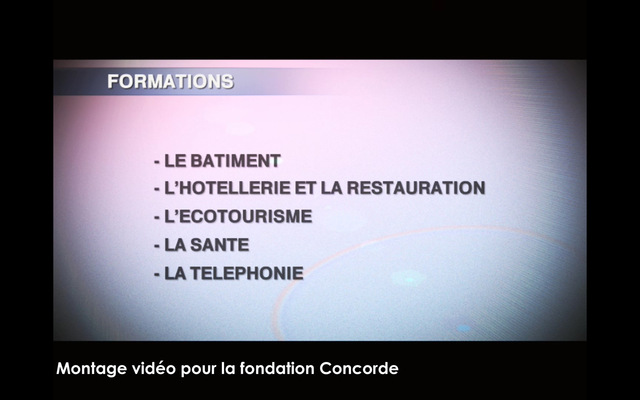 Portfolio Aymeric Thach - Montage vidéo pour la fondation Concorde