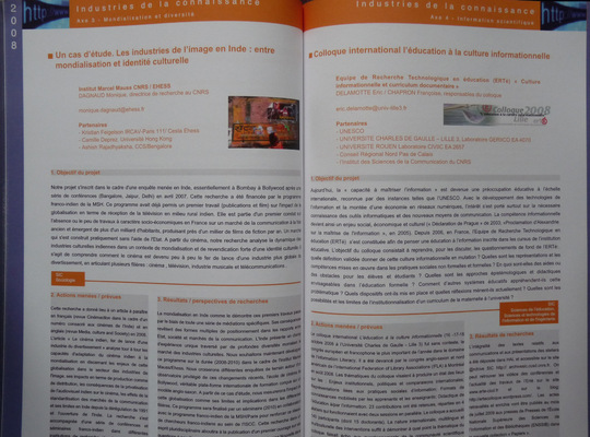 Portfolio Aymeric Thach - Intérieur du catalogue des appels doffre