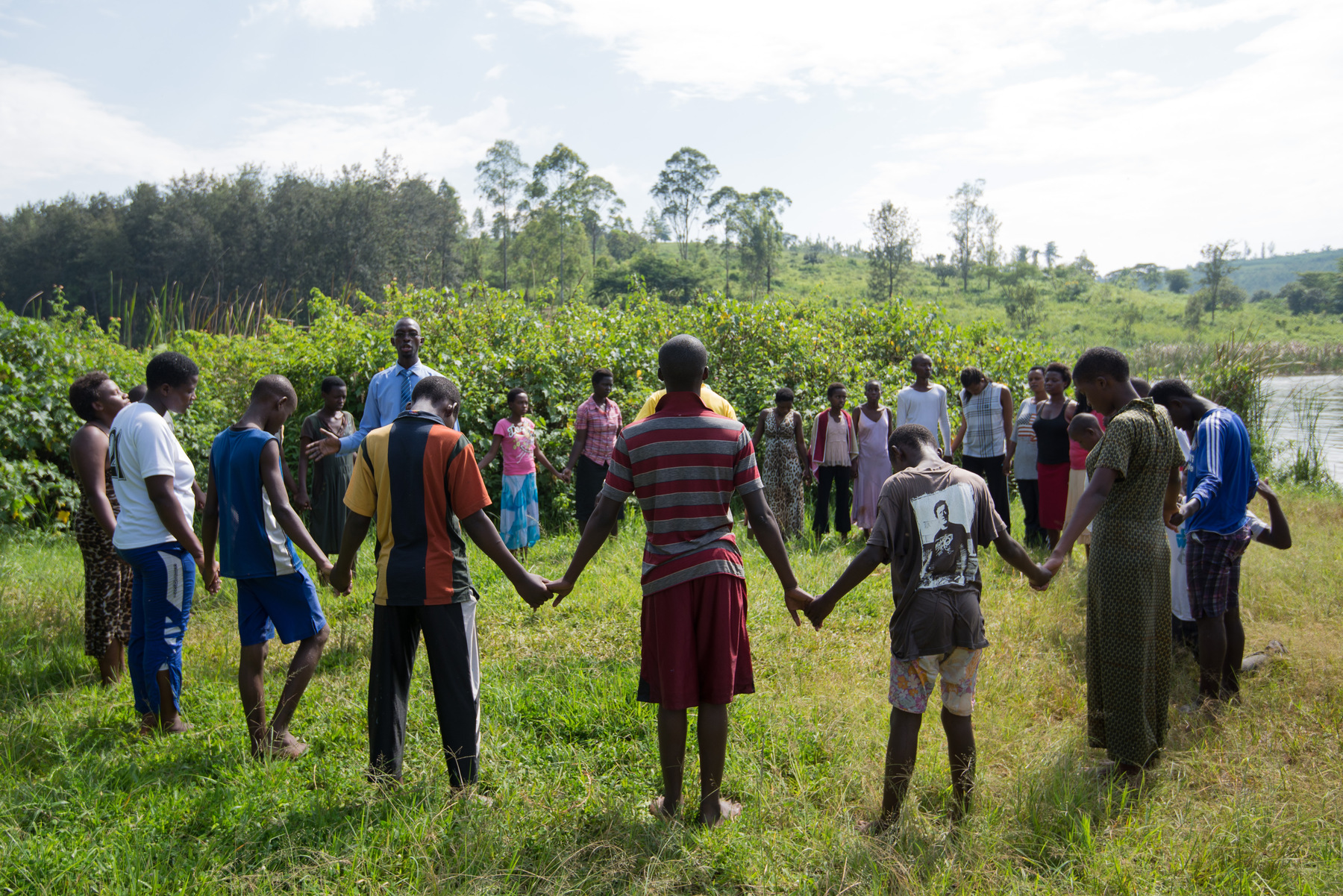 Julie Epp - Baptism for the children of Kimisagara Orphanage, Lake Muhazi, Rwanda
