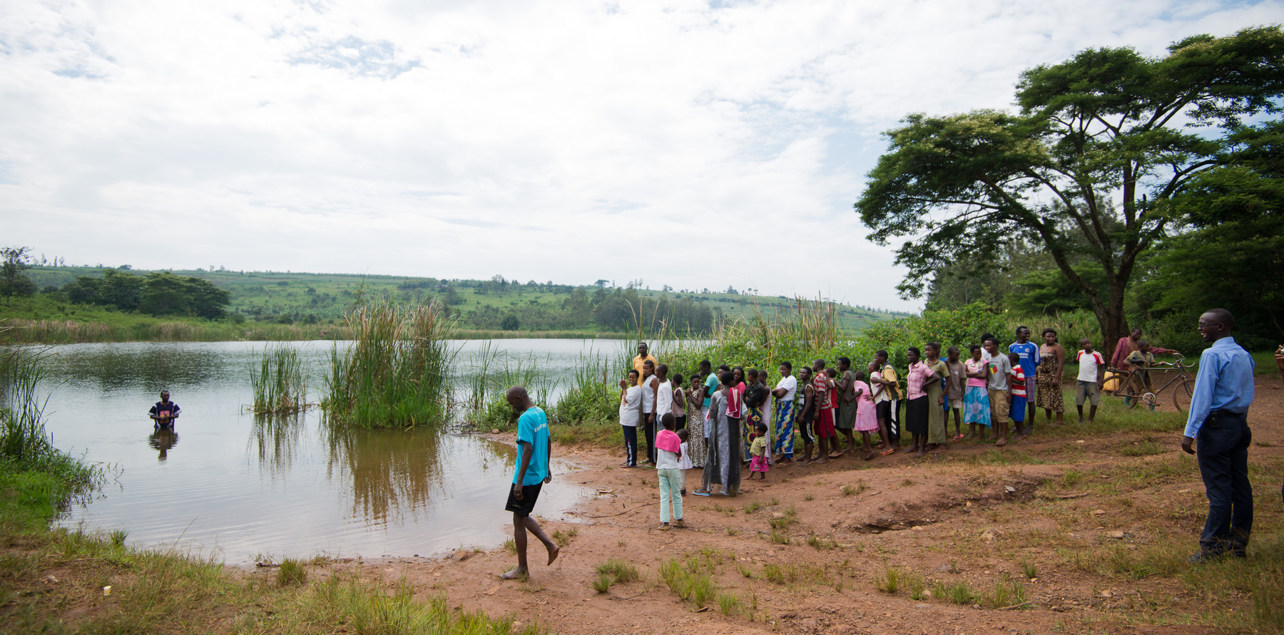 Julie Epp - Baptism for the children of Kimisagara Orphanage, Lake Muhazi, Rwanda