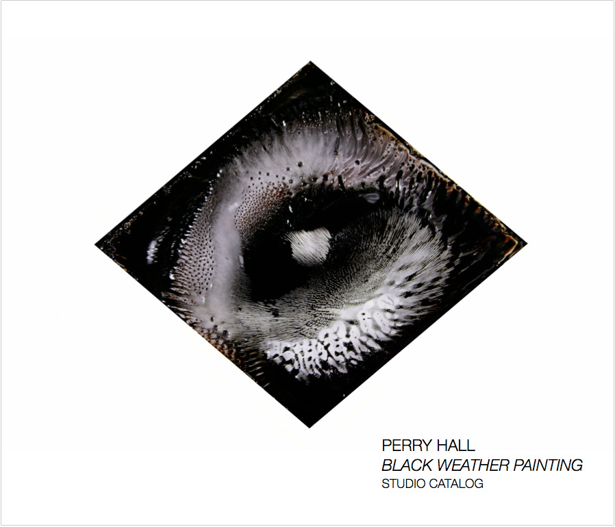 PERRY HALL STUDIO - BLACK WEATHER PAINTING Print series from the painting film Black Weather Painting, oil, acrylic and various paints filmed live by artist Perry Hall. 2016. 52 pages with 43 full-color images printed on ProPhoto Lustre-Finish White paper. 10 x 8 inches (Landscape). Softcover and high quality PDF download. To Purchase and book preview: http://www.blurb.com/b/7830348-black-weather-painting