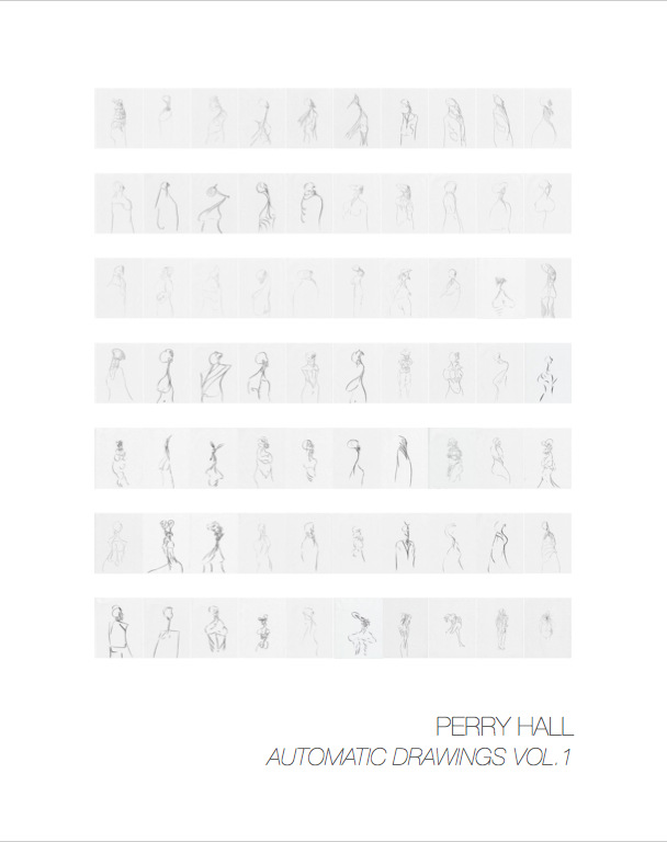 PERRY HALL STUDIO - AUTOMATIC DRAWINGS VOL. 1 Automatic drawings from 2010 - 2015 created in charcoal and pencil on paper by artist Perry Hall. 150 pages with 139 reproductions. Printed on ProPhoto Lustre-Finish White paper. 8 x 10 inches (Portrait). Softcover and high quality PDF download. To Purchase and book preview: http://www.blurb.com/b/7830425-automatic-drawings-vol-1