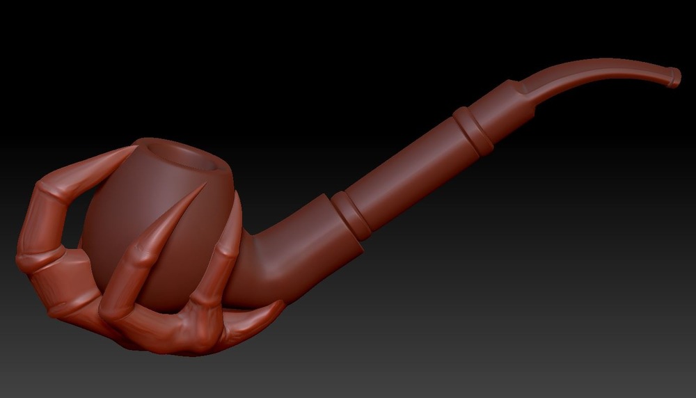 Angel Guevara Art - I transfered my Maya model to Zbrush and started to give it the shade that I wanted. As you can see everything is separate; every piece is an individual piece. Making each piece sperate makes it easier to work wth and get all the details in.