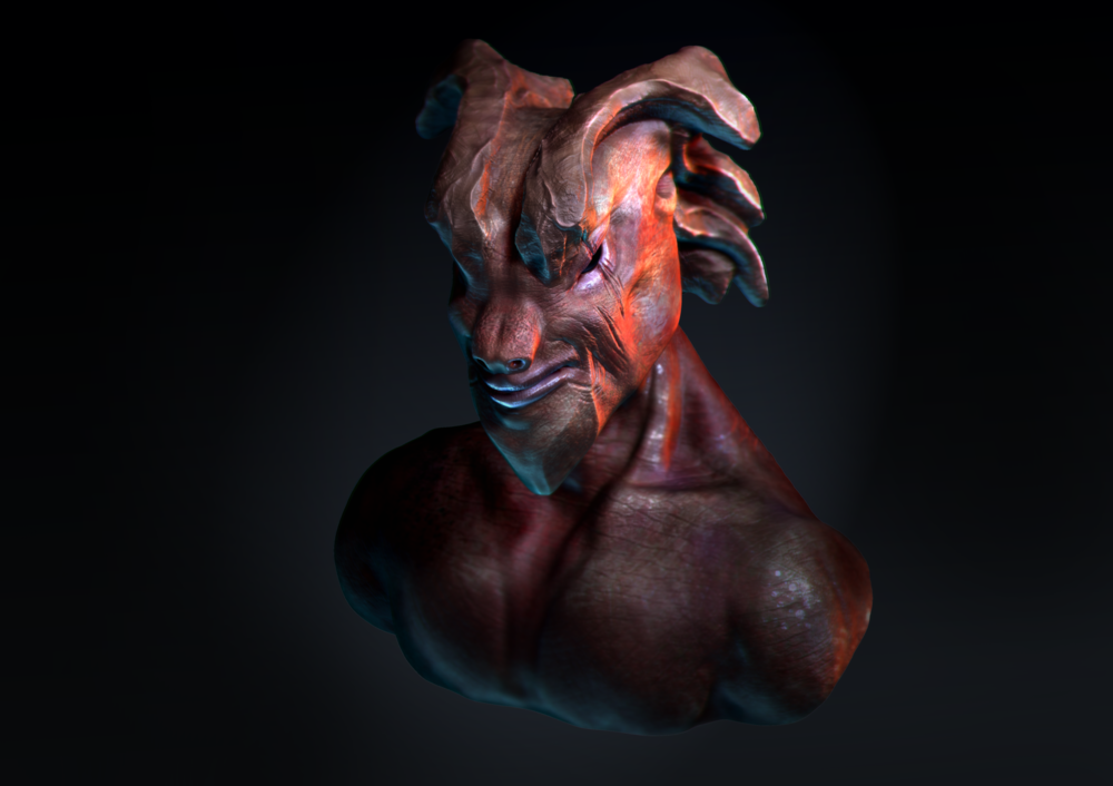 Joels Portfolio - Modeled, painted, and rendered in ZBrush | Post-Processing in Photoshop. 2014.