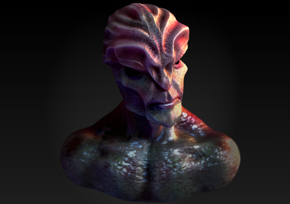Joels Portfolio - Modeled, painted, and rendered in ZBrush | Post-Processing in Photoshop. 2015.