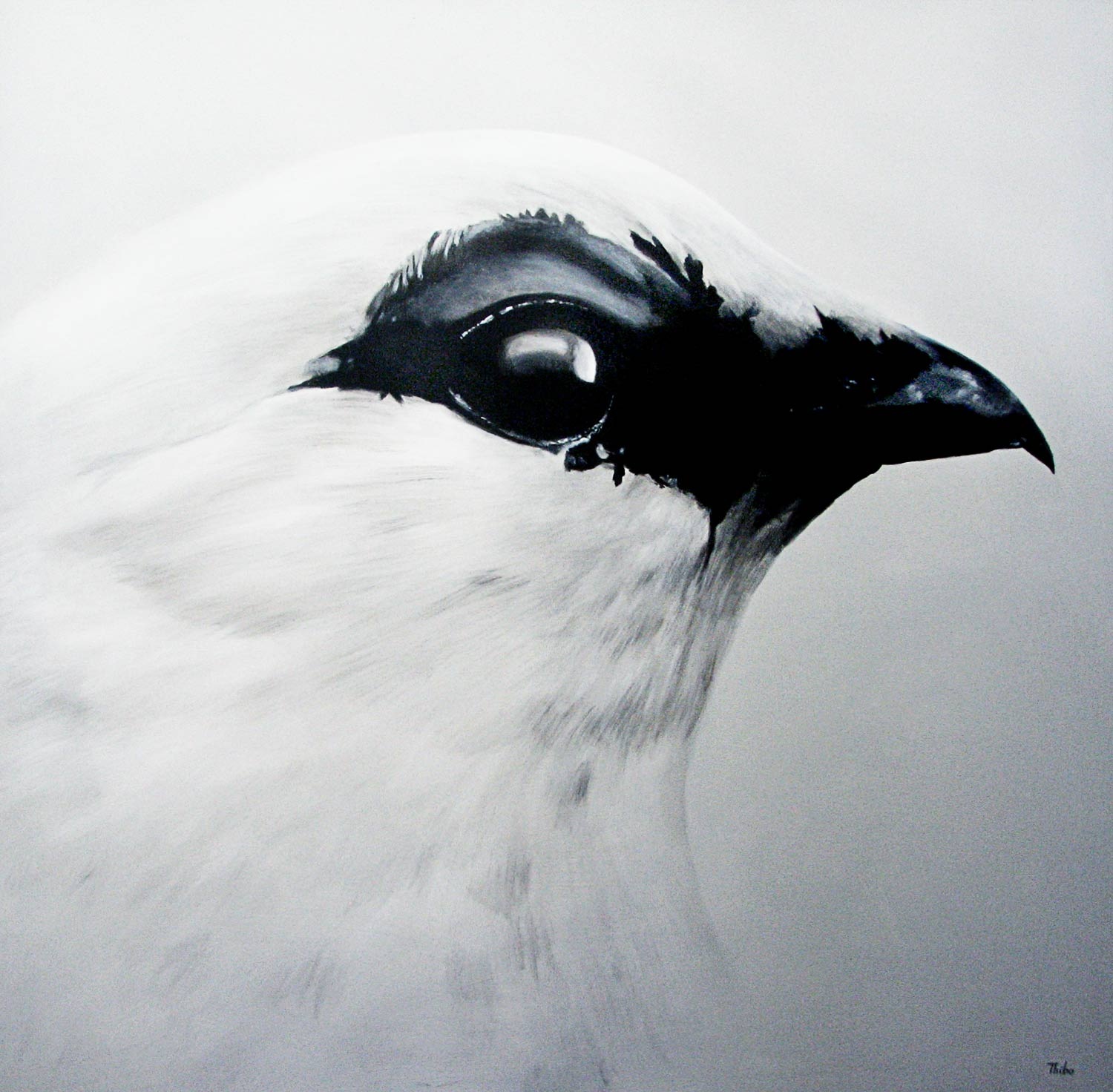 robert thibault - Lagopède 160 cm x 160 cm
