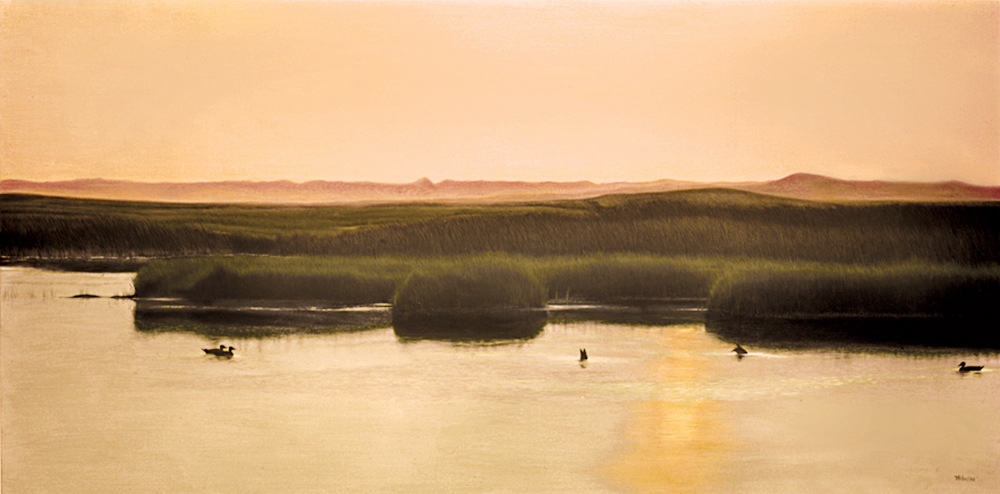 robert thibault - Havre-aux-Basques 72 po x 36 po