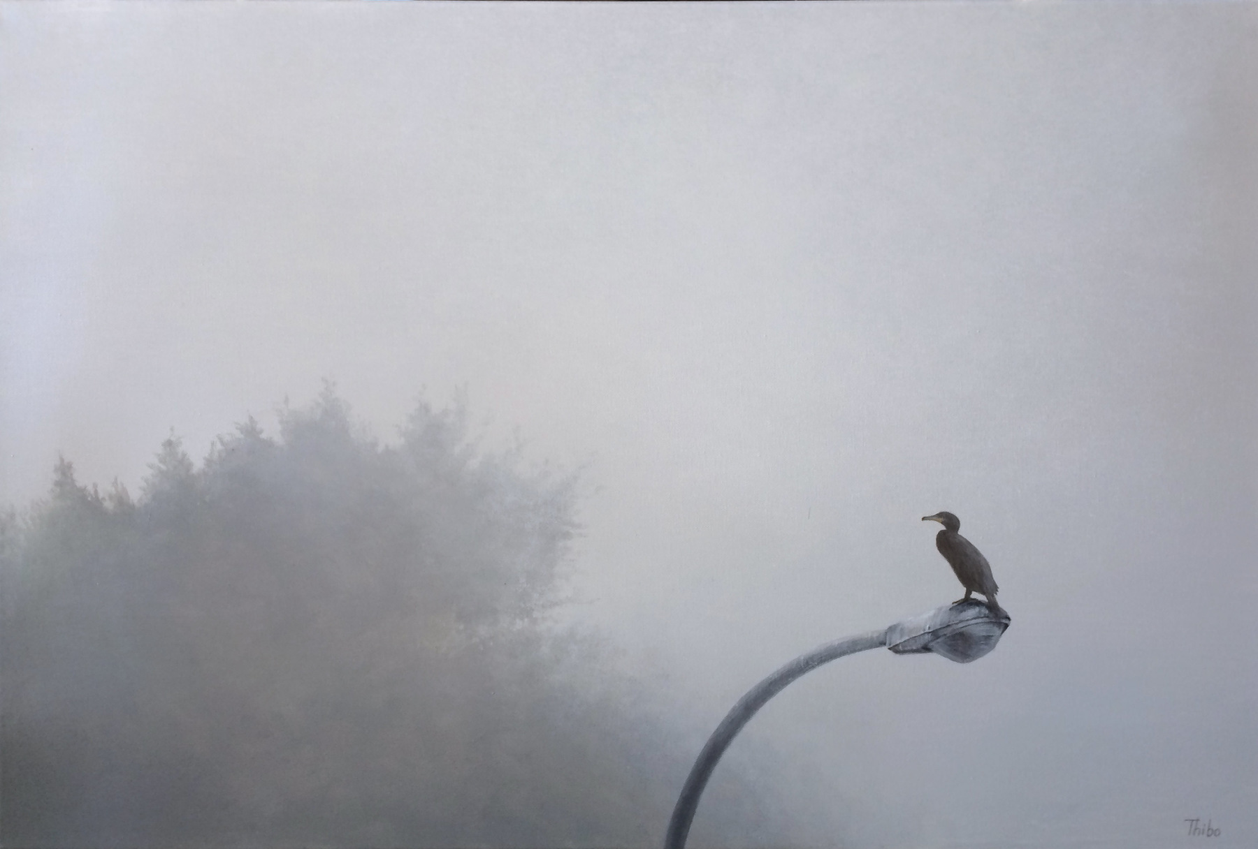 robert thibault - Le cormoran 24 po x 36 po