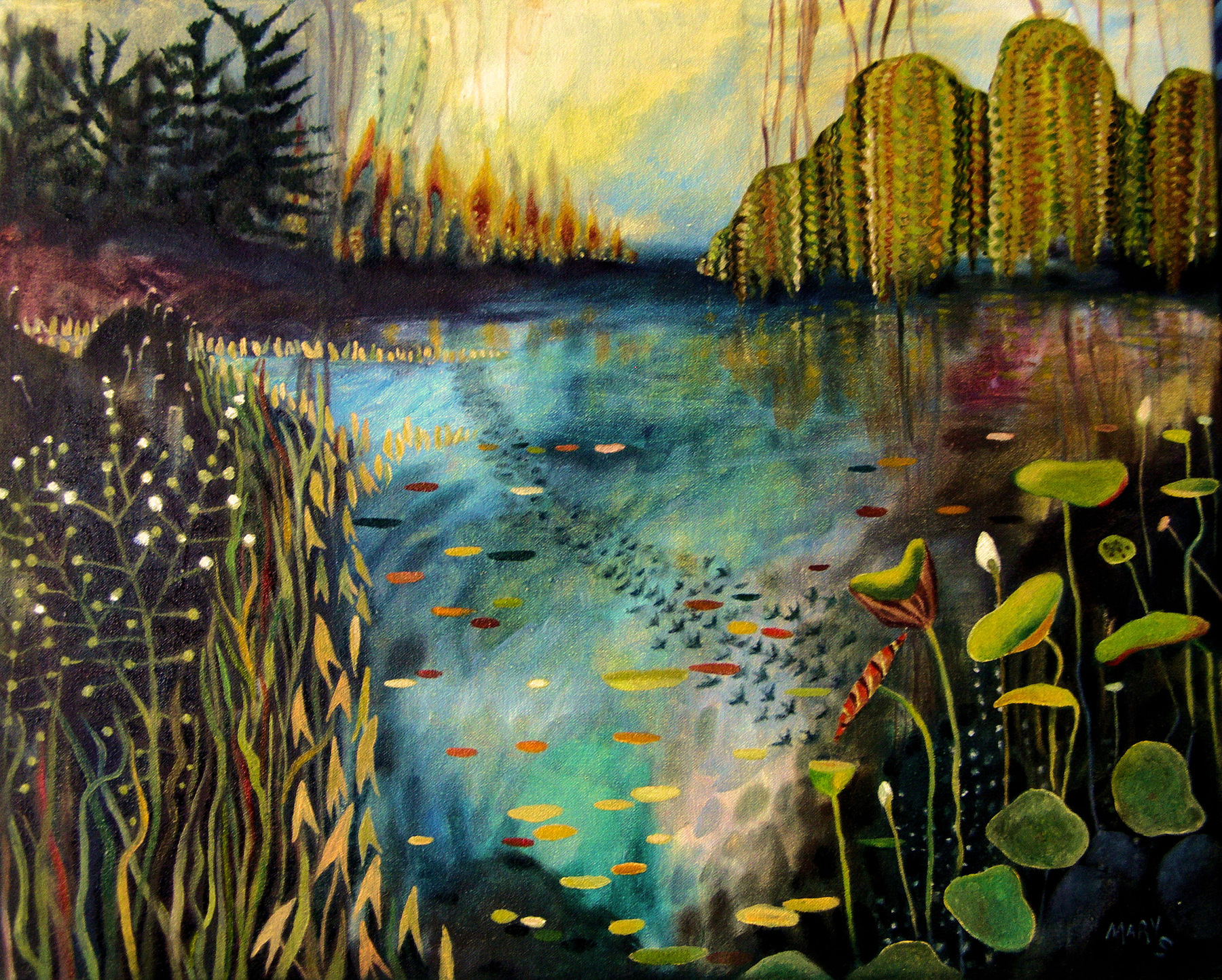 Mary Sundstrom - Annabels Bayou 20x 24 SOLD