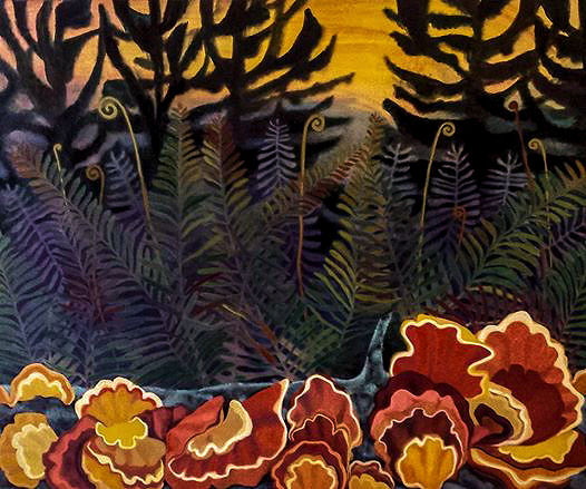 Mary Sundstrom - Chicken of the Woods 30x 40 SOLD