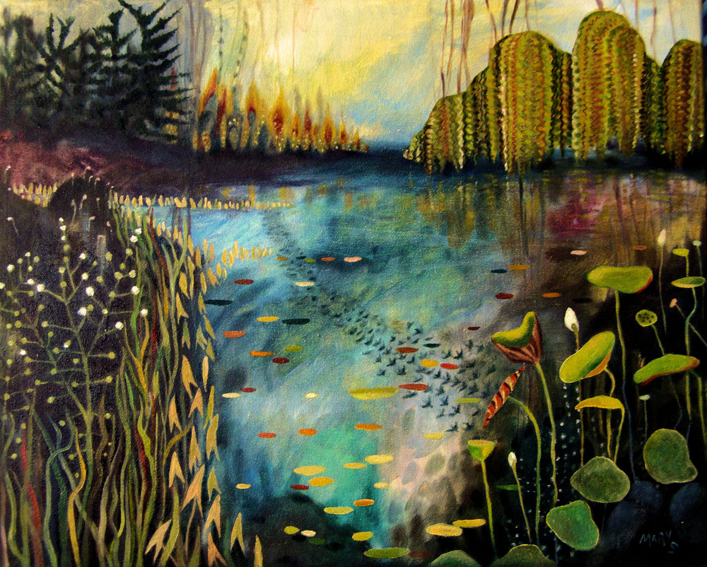 Mary Sundstrom - Annabels Bayou 20x 24 SOLD