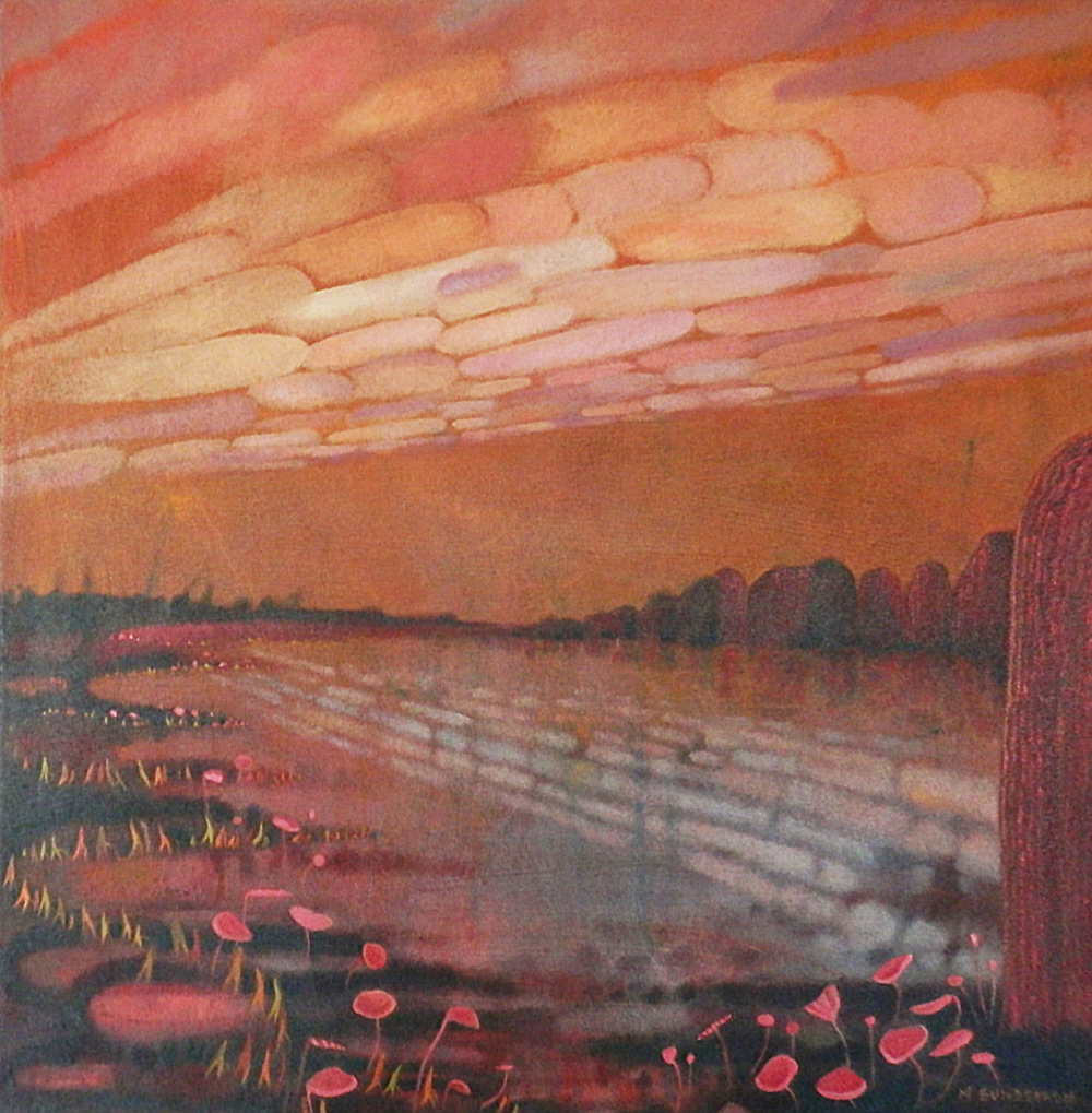 Mary Sundstrom - Linticular Clouds 24x 30 SOLD