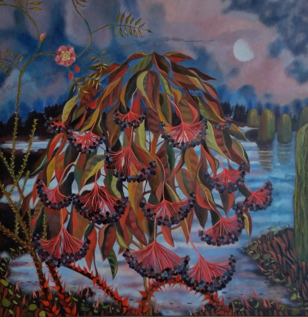 Mary Sundstrom - Elberberry 30x 30 SOLD
