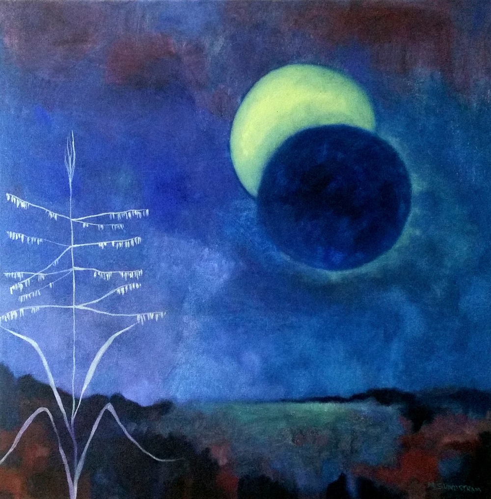 Mary Sundstrom - Eclipse 20x 20 SOLD through AllArtworks.com