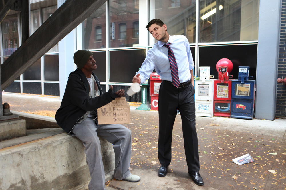 Katrina Rasma Design + Photography - Final: Paul Ryan knocking change out of vets hands