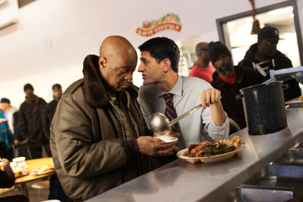 Katrina Rasma Design + Photography - Final: Paul Ryan at soup kitchen