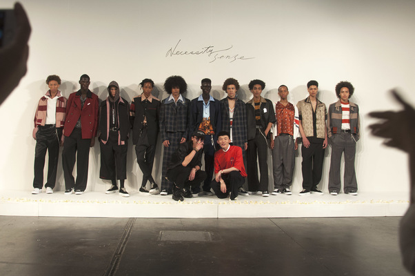 Gustavo Lopes - Backstage Necessity Senses debut presentation in NY for SS18