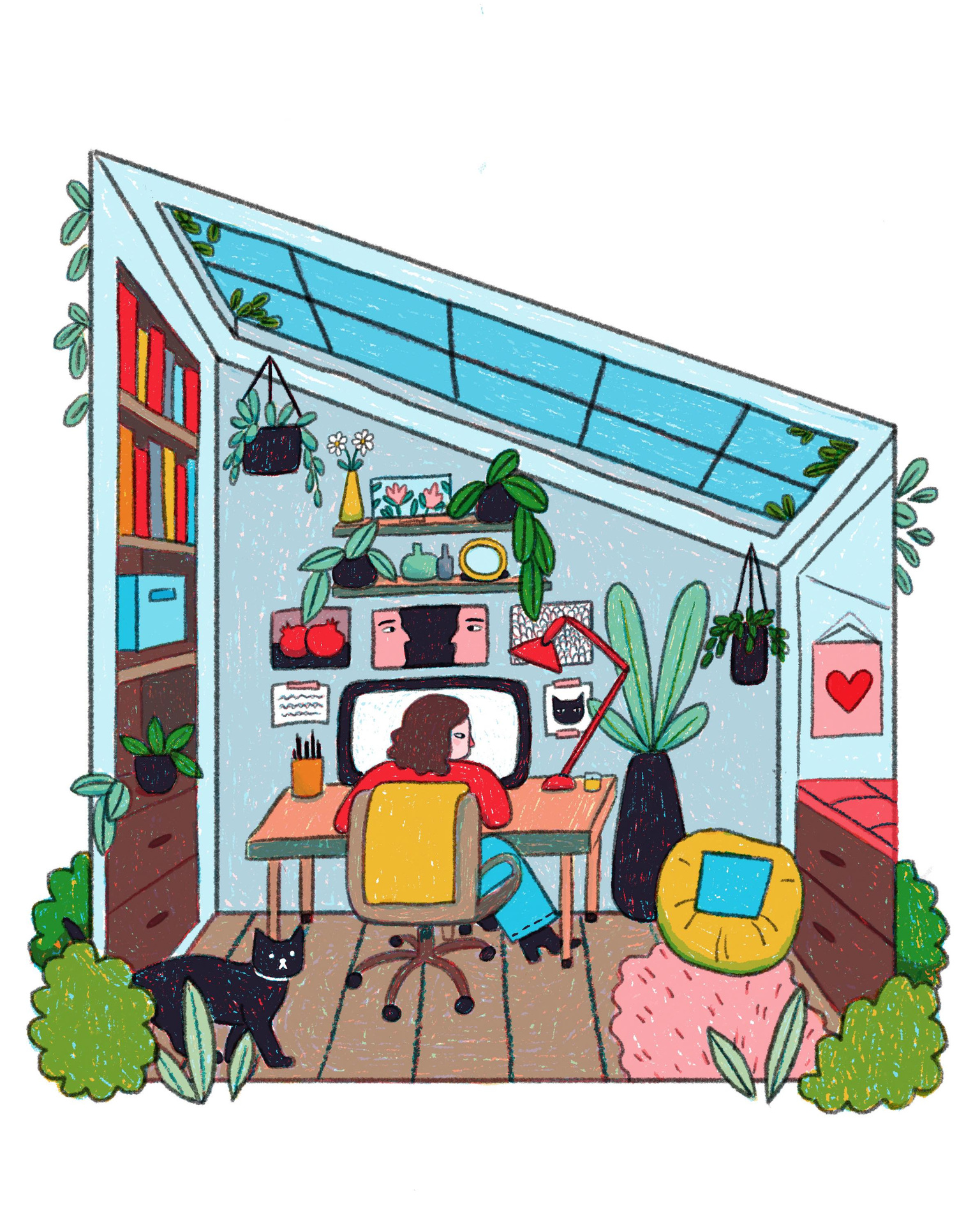 Feminine Illustrations by Xiola Jensen | Graphic Designers in Pittsburgh, PA