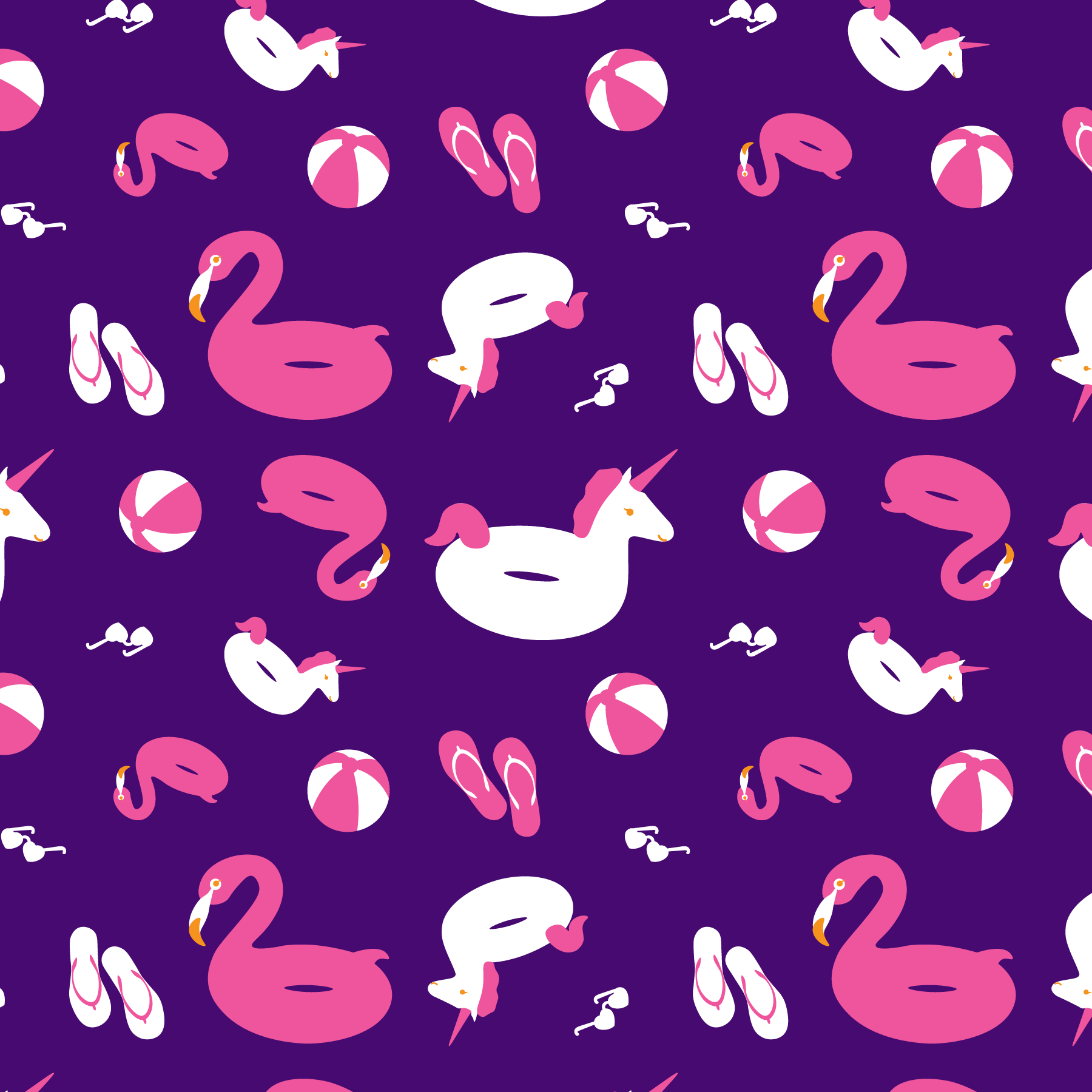Patterned Floaties Illustration