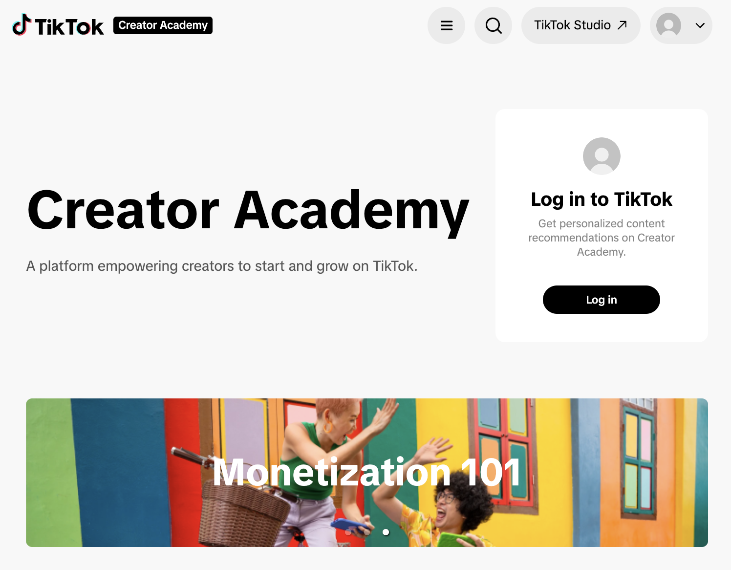 TikTok Creator Portal