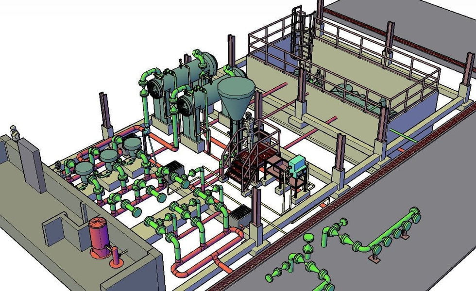 PIPING PLAN MANIFOLD AREA [PIPELINE ENGINEERING COMPANY DALLAS TEXAS