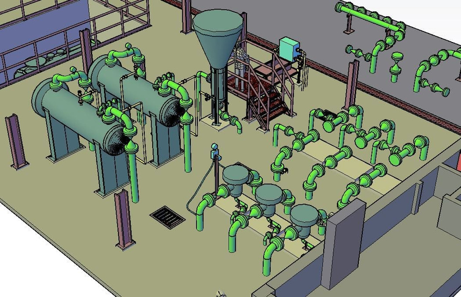 PIPING PLAN MANIFOLD AREA [PIPELINE ENGINEERING COMPANY DALLAS TEXAS